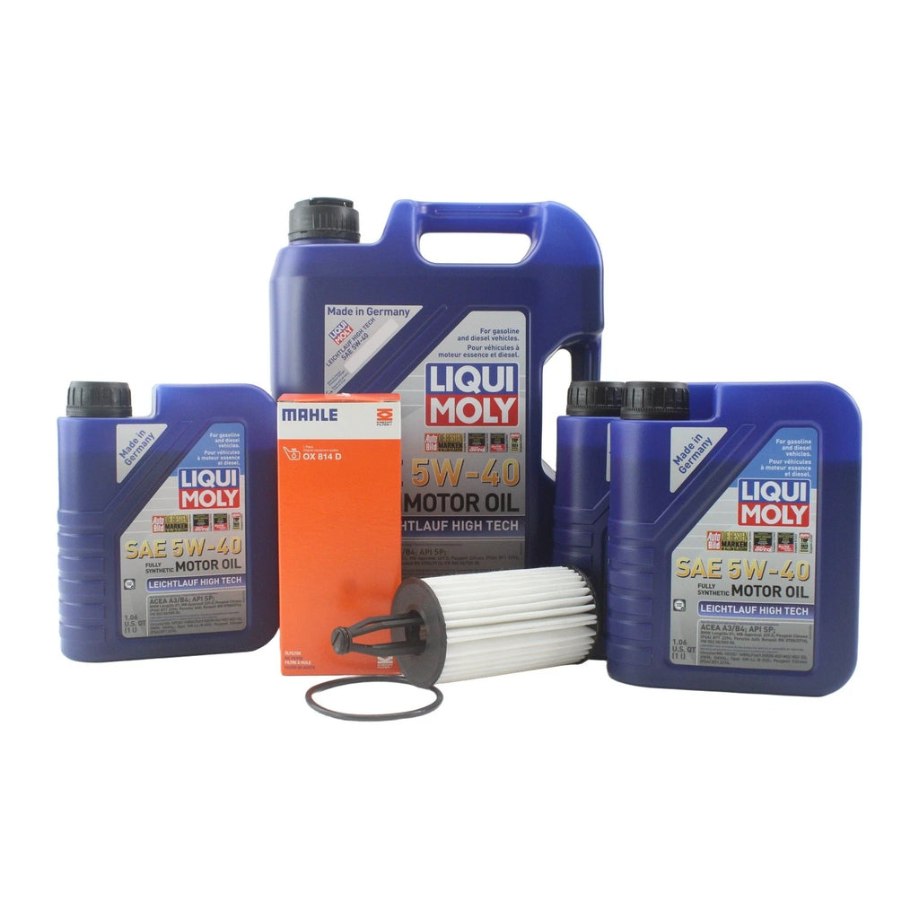 Oil Change Kit for Mercedes S550 (2007–2018) - 8L Liqui Moly 5W40, Mahle