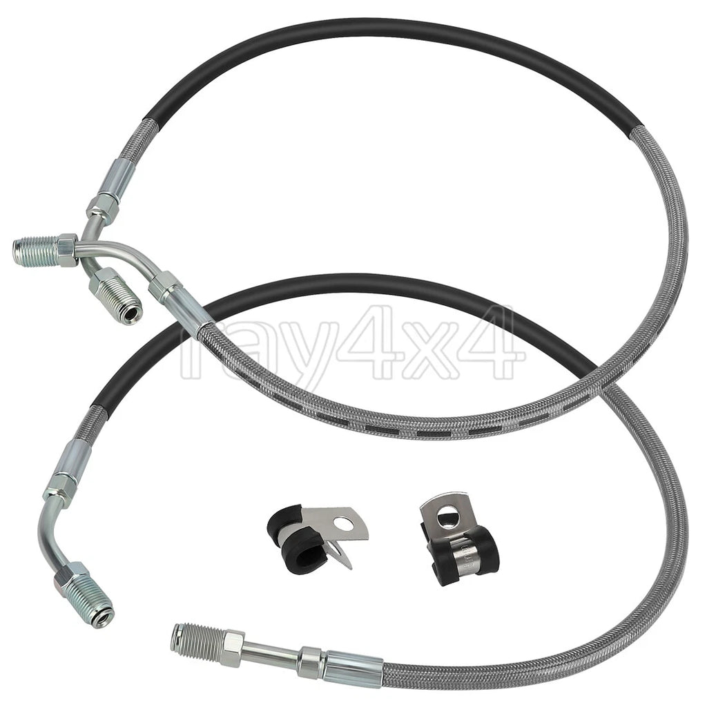 Front Brake Calipers Pads w/Hose Lines for Polaris Diesel 455 Xpedition (2000)