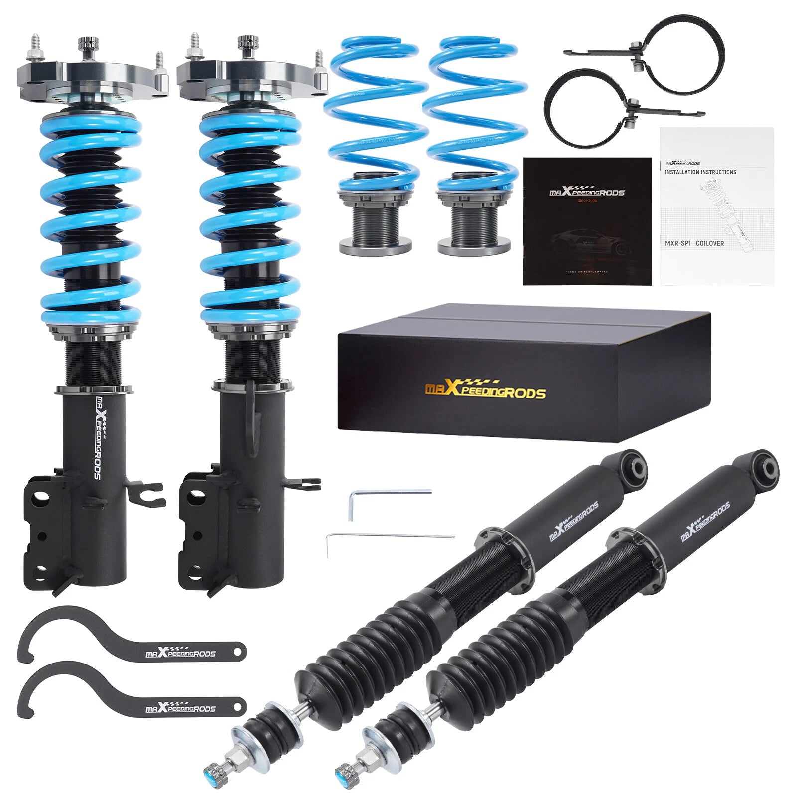 24-Step Adjustable Coilovers Lowering Kit for Nissan Juke FWD (2011–2017)