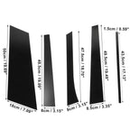 10 Pcs Door Cover Panel Trim Stickers for Buick Enclave (2008–2017)