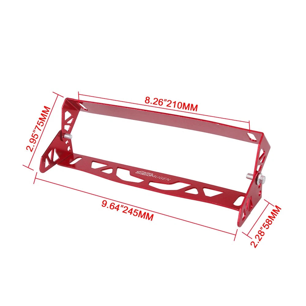 MUGEN License Plate Frame for Universal Vehicles (2000–2023)