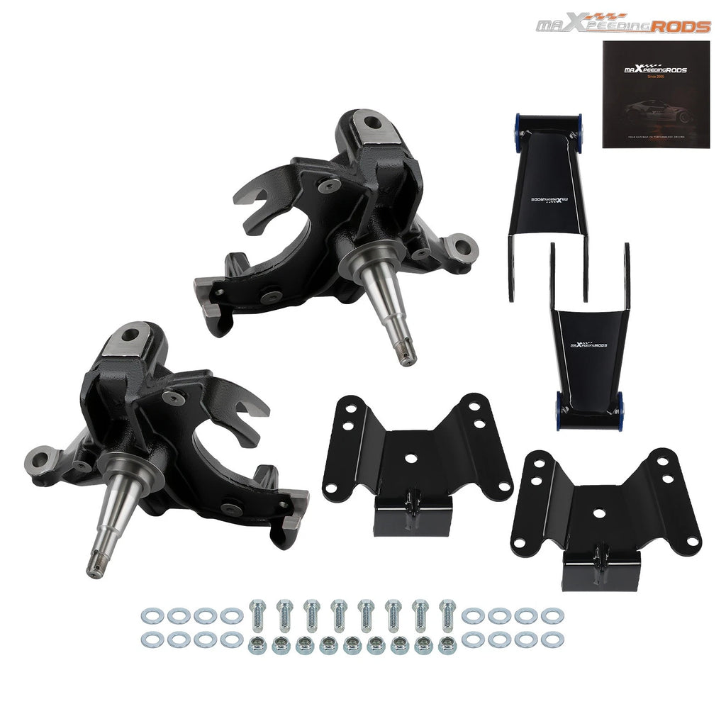 3" 4" Drop Lowering Suspension Kit for Chevy GMC C-10 (1973–1987)