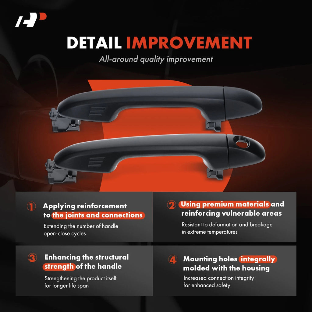 Front Exterior Door Handle for Toyota Tacoma Highlander (2016–2023)