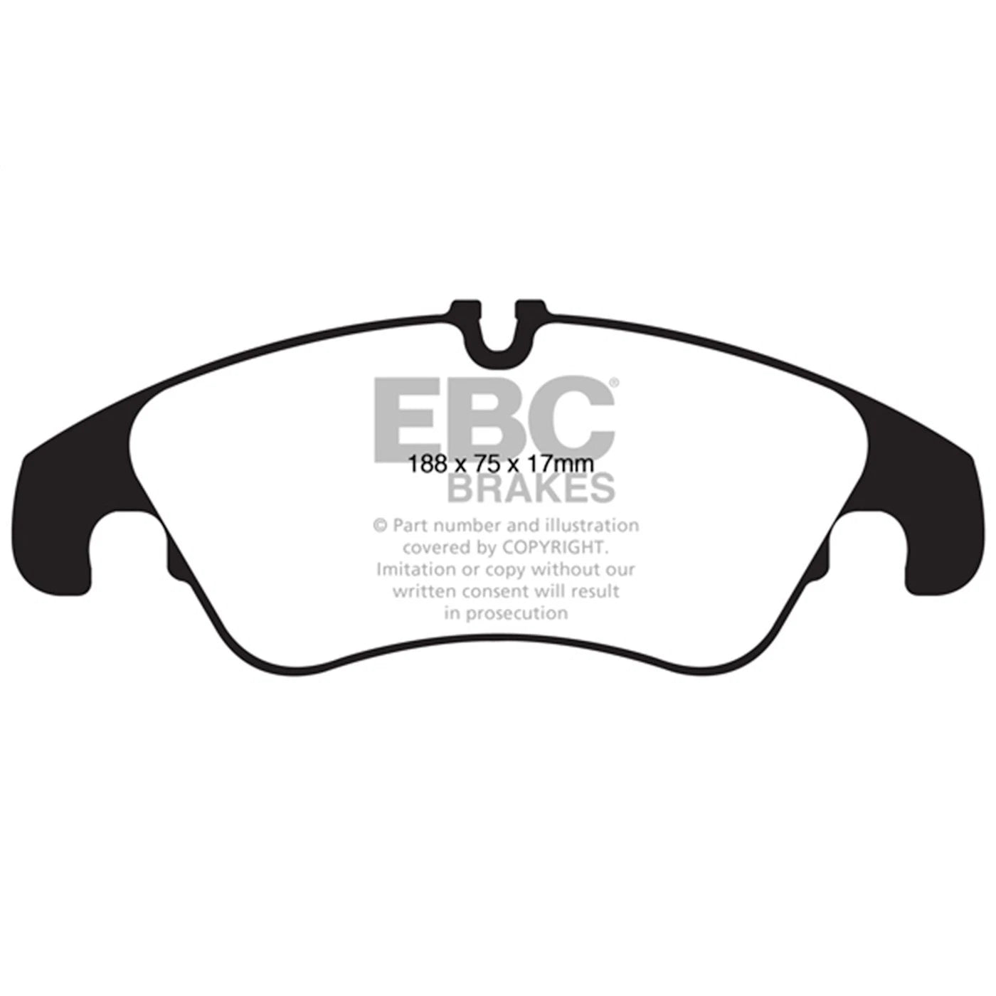 2X Brake Pad Set for Audi Q5 A6 A7 Quattro (2014–2016)