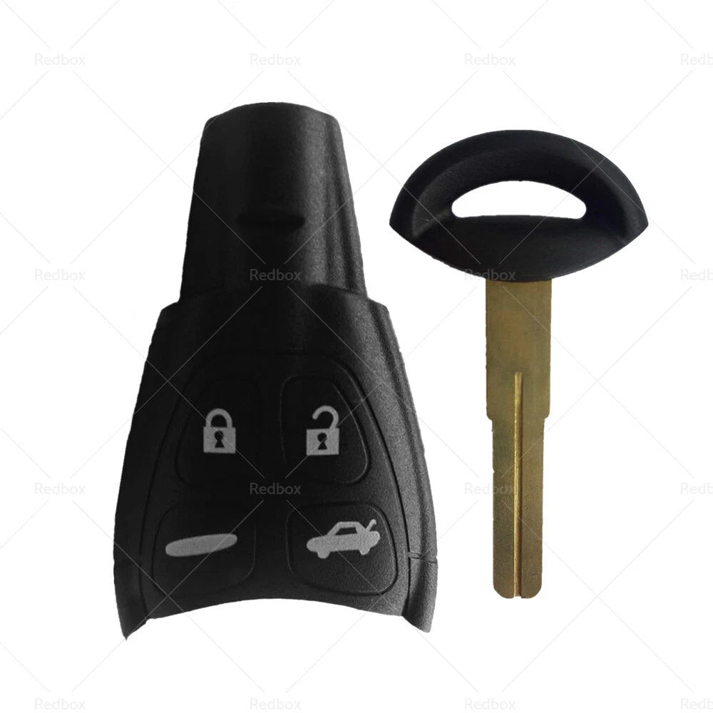 Set of 4 Button Remote Key Shell Case for Saab 93 95 9-3 9-5