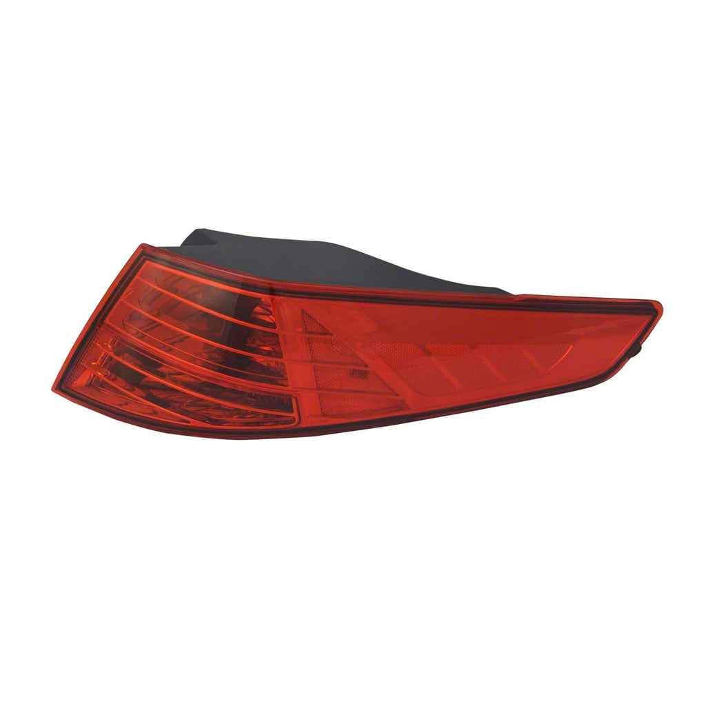 Replacement Driver Side Outer Tail Light Assembly w/o LED for 2012-13 Kia Optima
