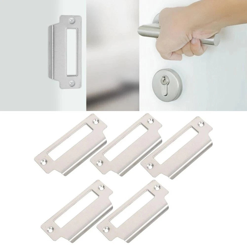5PCS 64mm Strike Plate for Door Lock Latch (100x30mm Mounting)