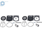 Set of 2 Carburetor Rebuild Kits for SeaDoo 951 GSX GTX RX XP LRV (1998–2002)