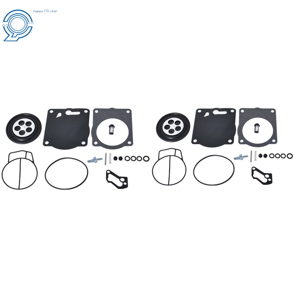 Set of 2 Carburetor Rebuild Kits for SeaDoo 951 GSX GTX RX XP LRV (1998–2002)