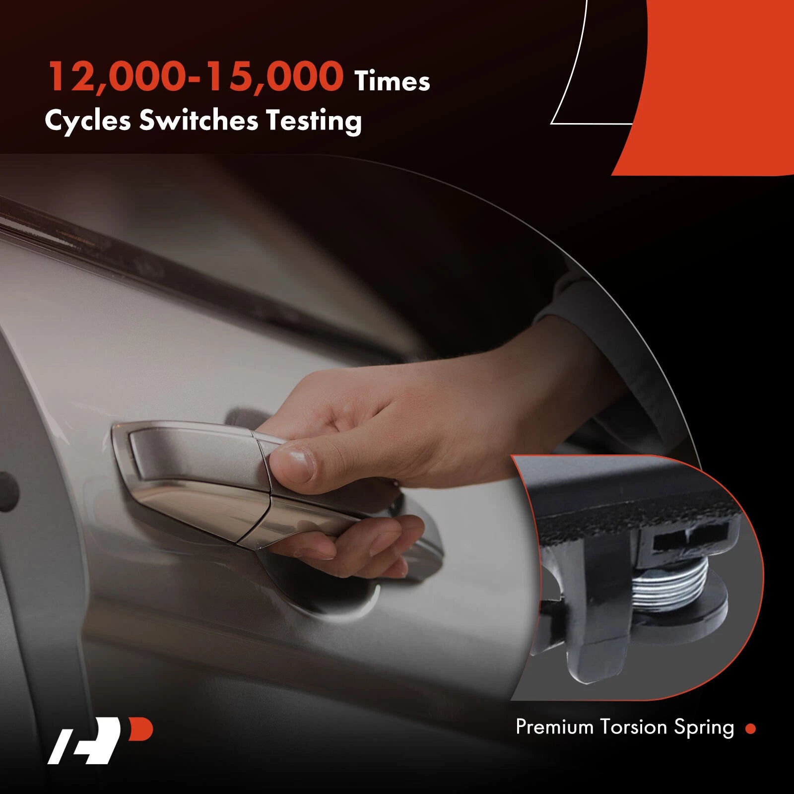 Rear Right Textured Exterior Door Handle for Chevrolet Spark (2016–2021)