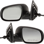 Set of 2 Manual Remote Mirrors for Hyundai Accent (2010–2011)