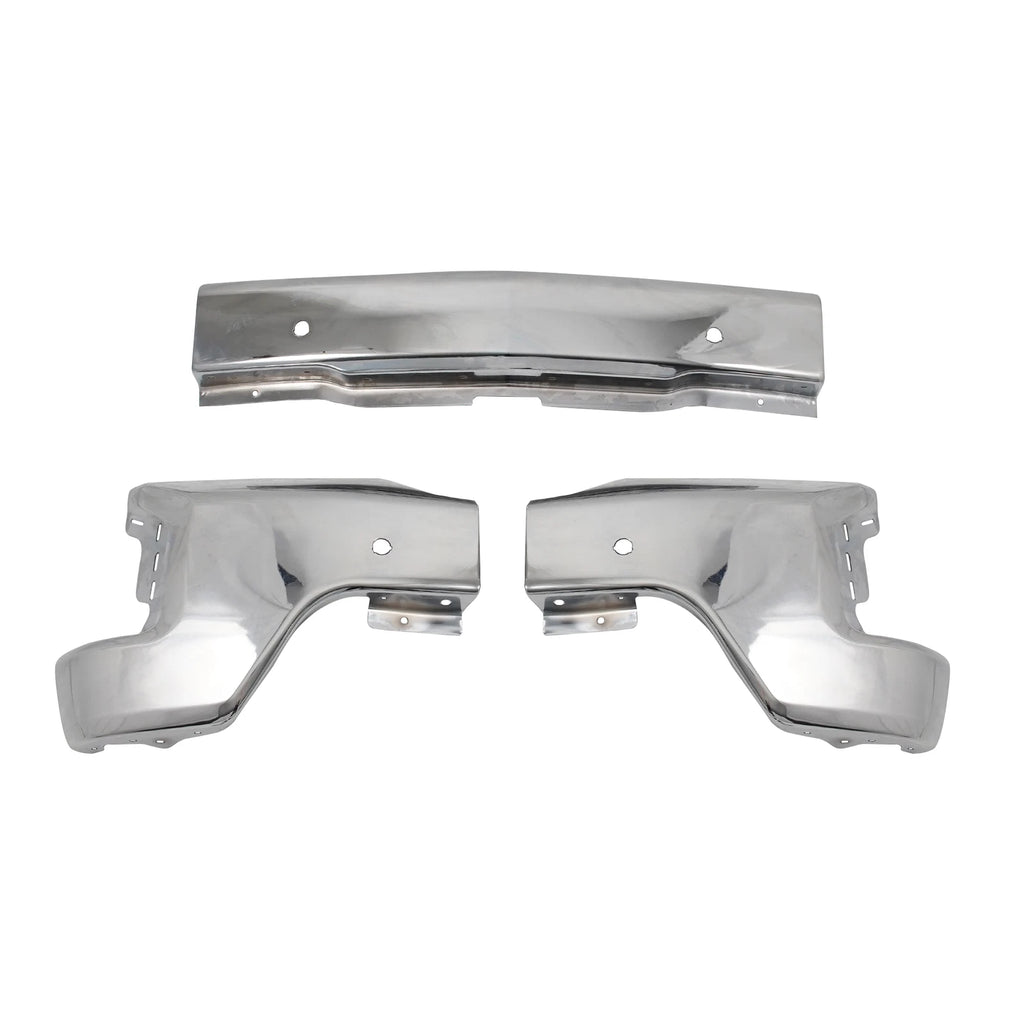 Chrome Steel Front Bumper Face Bar for Chevy Silverado 1500 (2019–2022)