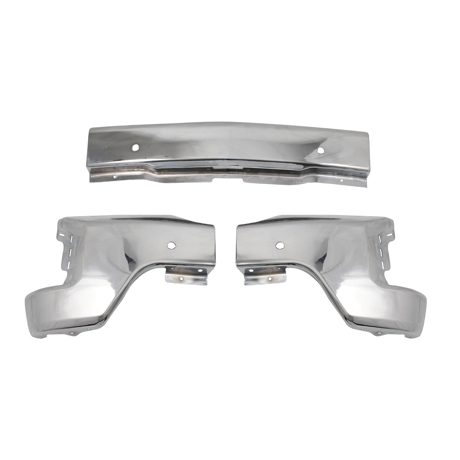 Chrome Steel Front Bumper Face Bar for Chevy Silverado 1500 (2019–2022)