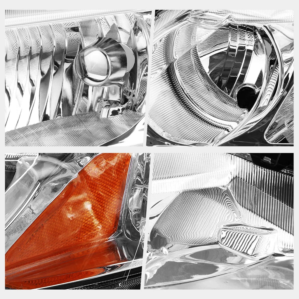 OE Style Chrome Housing Amber Corner Headlights for Honda Civic Sedan (2006–2011)