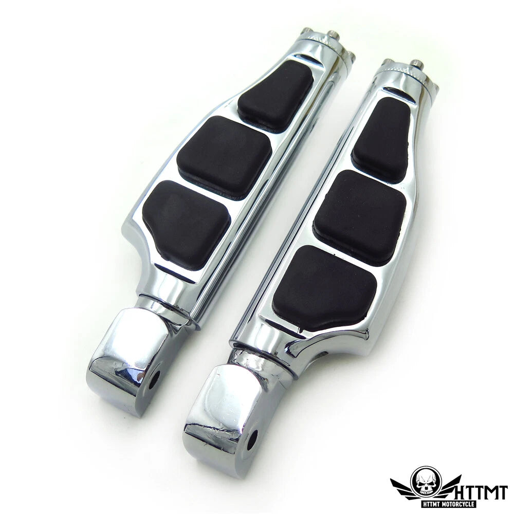 Chrome Flat Wing Footpegs for Yamaha V-Star 1000 650 Royal Star V-Max Virago (1999–2023)