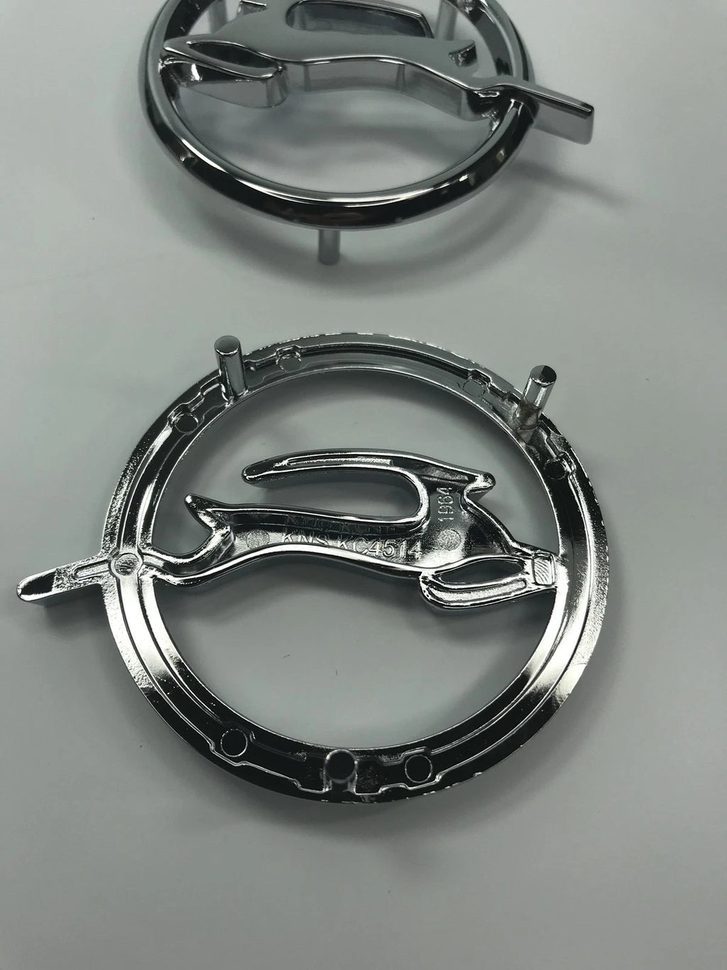 Chrome Quarter Panel Deer Emblems for 1964 Chevrolet Impala