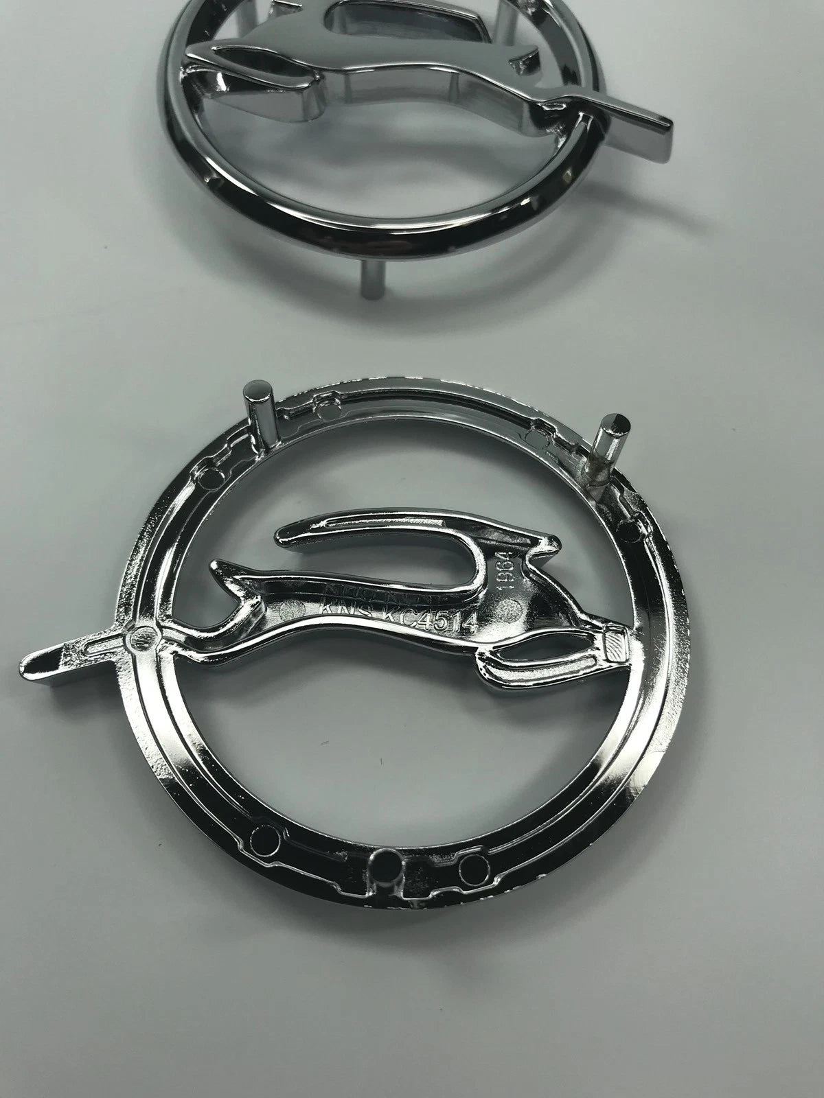 Chrome Quarter Panel Deer Emblems for 1964 Chevrolet Impala