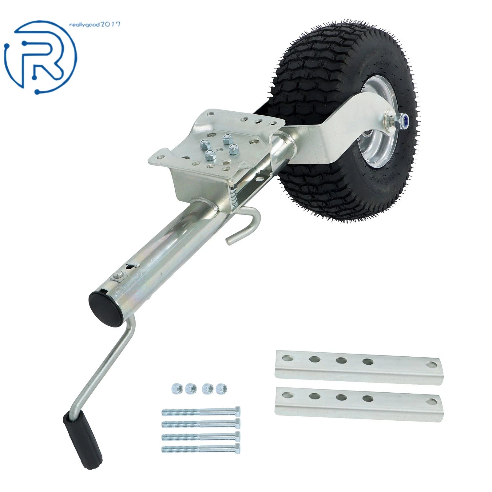 Trailer Jack for Beach Boat Trailer (2000 lbs, 13.38 in)