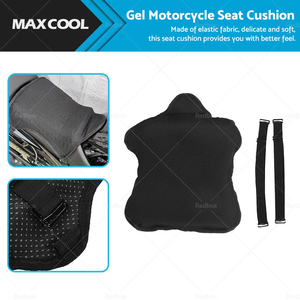 Comfort Gel Seat Cushion for Universal Motorcycles (Air Pad Cover)