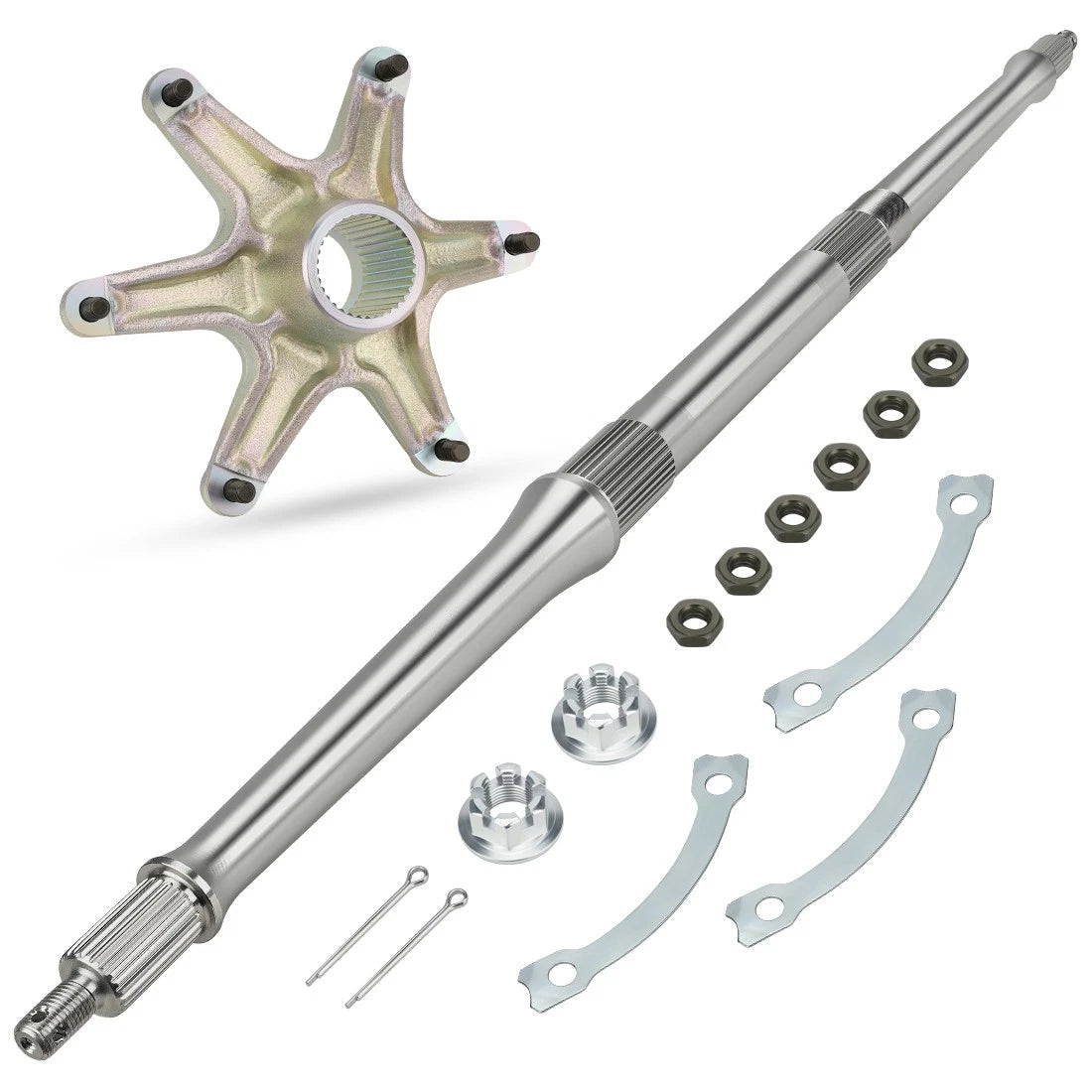 Rear Axle Shaft & Sprocket Hub Kit for Yamaha Banshee 350 (1987–2006) 38W-25381-10-00