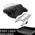 Chopped Trunk Backrest Mount Rack for Harley Touring Electra Glide (2014–2026)
