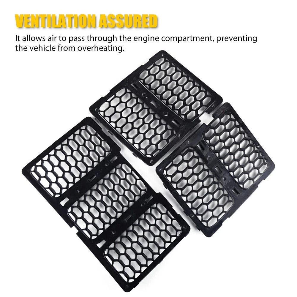 Mesh Black Grille Insert Kit for Jeep Grand Cherokee (2014–2016)
