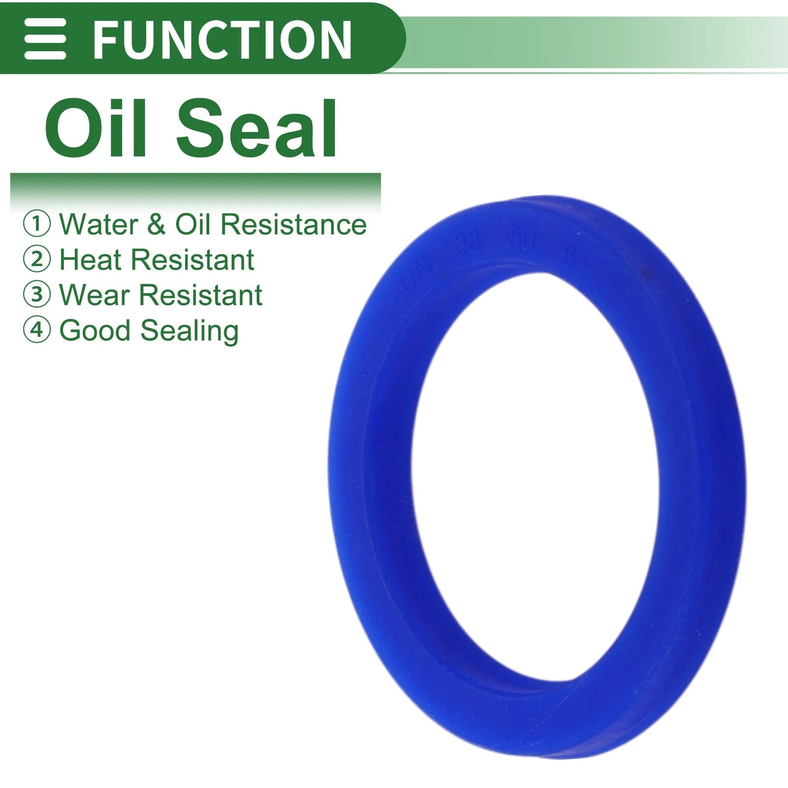 Set of 5 Oil Seal Rotary Shaft Seal 38x50x6mm High Pressure