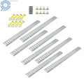 Set of 32 E-Tracks with D-Rings, O-Rings & End Caps for Cargo Trailer