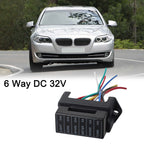 6 Way Blade Fuse Box for Car and Boat Applications (Up to 32 Volts)