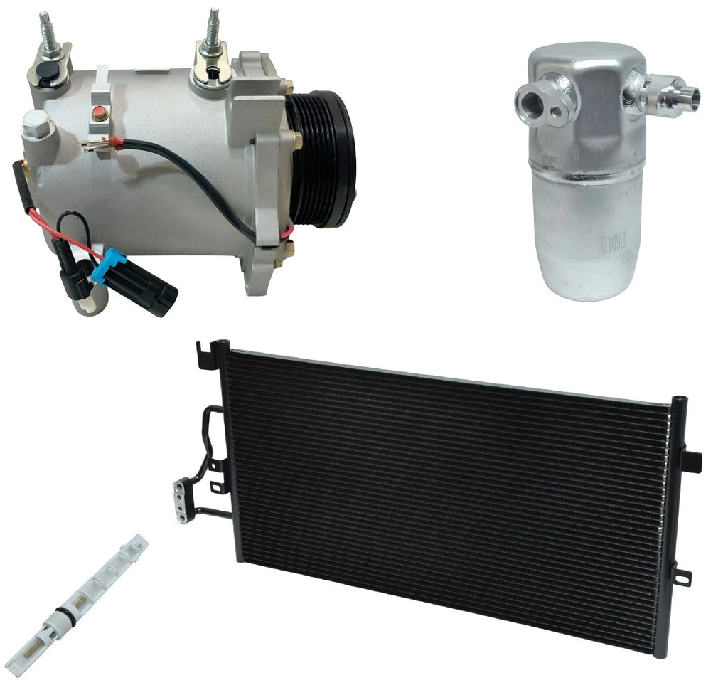 AC Compressor Kit With Condenser for Cadillac Seville 4.6L (1998–2004)