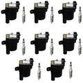 Set of 8 Ignition Coils & NGK Spark Plugs for Envoy XL Escalade V8 (2002–2006)