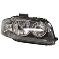 LH+RH Pair Halogen Headlights for Audi A3 8P Hatch (2004 - 2008)
