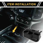 Center Console Cup Holder for Dodge Ram 1500 2500 3500 (2019-2023)