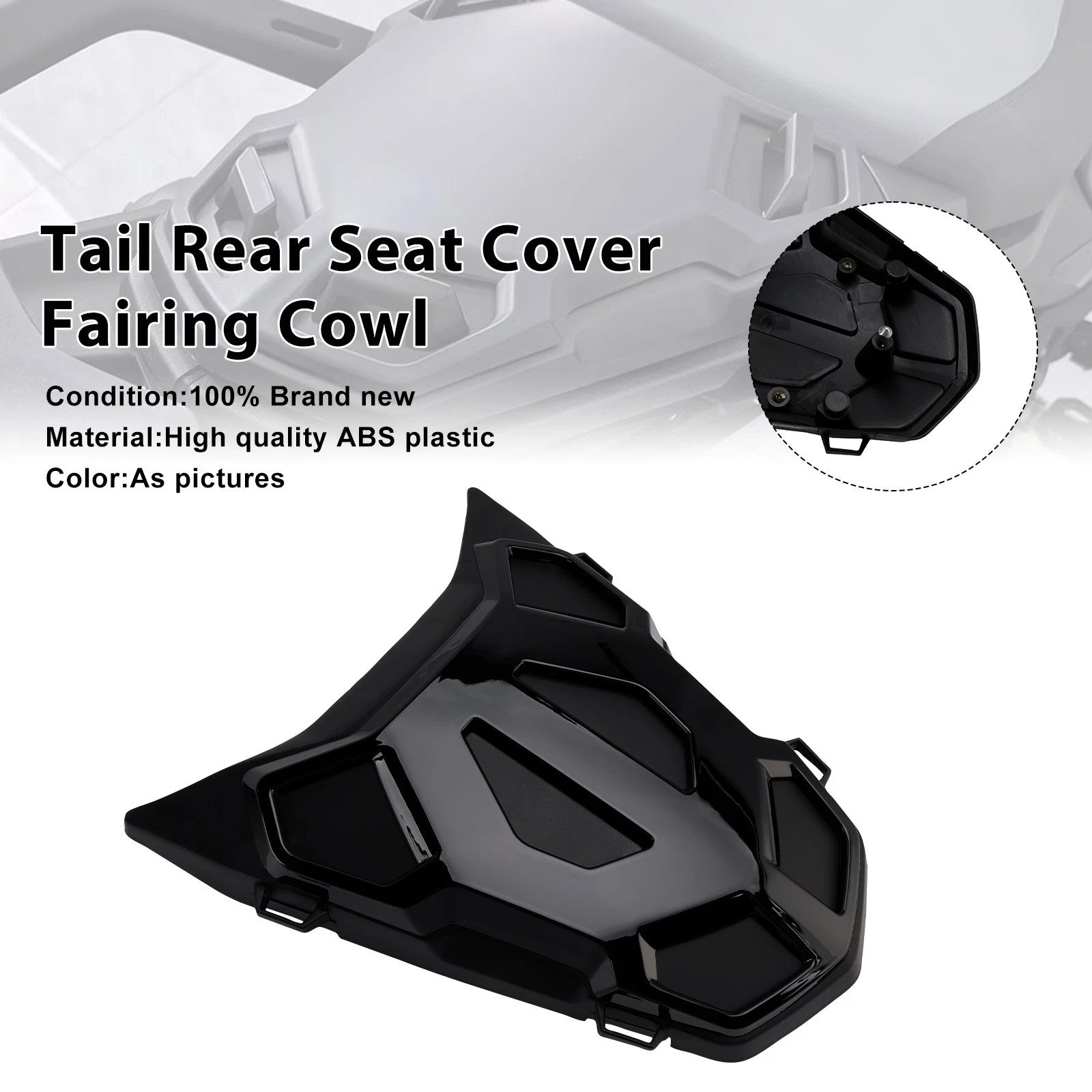Tail Rear Seat Cover Fairing Cowl for BMW R1300GS (2024–2026) Black
