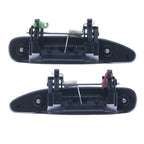 2 x Front Outer Door Handle Black for Nissan Patrol (1997–2016)