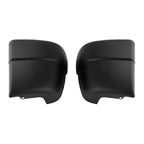 Set of 2 Matte Black Rear Bumper End Caps for Isuzu Rodeo
