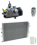 A/C Compressor Kit W Condenser Replacement for Transit-150 3.5L (2020–2021)