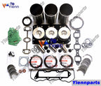 Overhaul Rebuild Kit for Komatsu PC27MR-3 PC27R-8 (3D82AE, 3D82AE-5)
