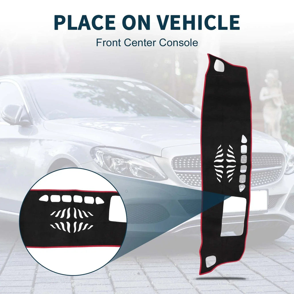 Dashboard Cover Mat for Mercedes-Benz GLB X247 Class (2020-2022) Black Red