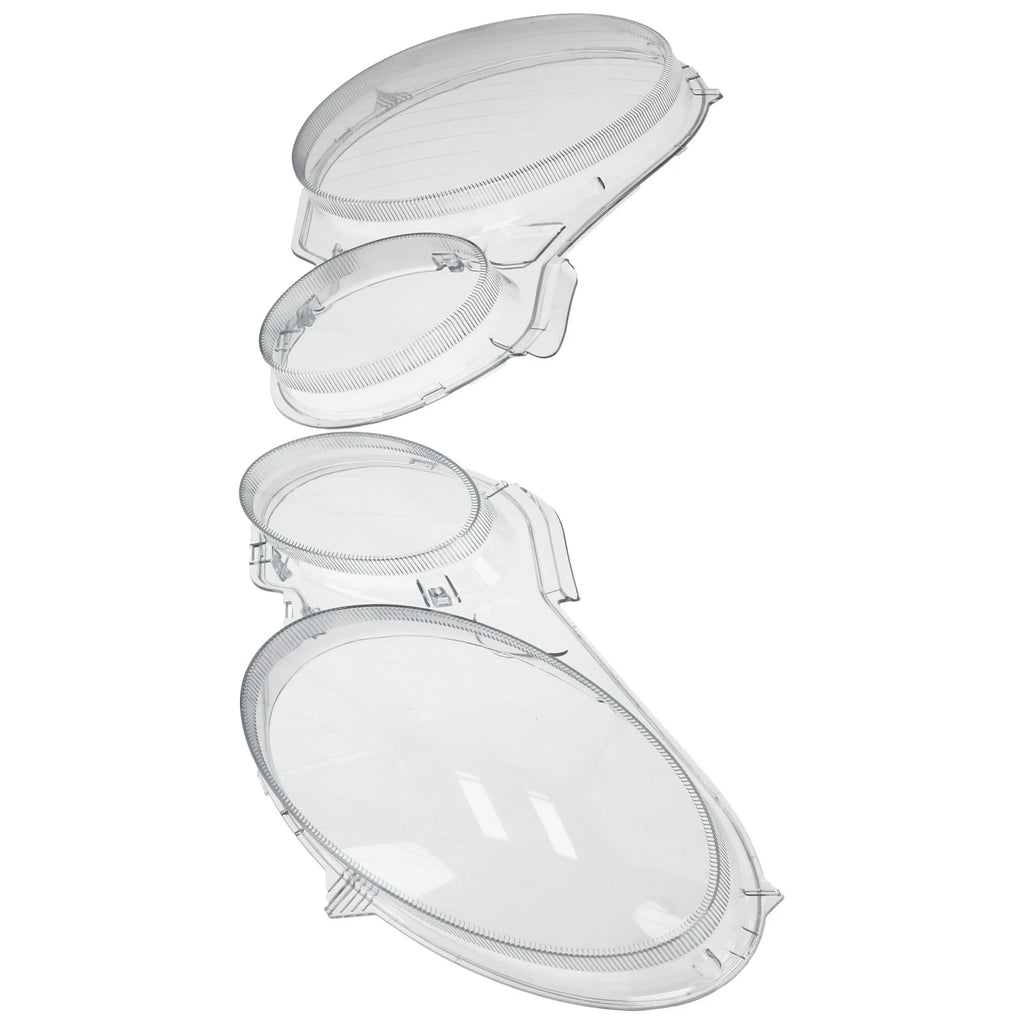 Headlight Lens Cover Front Pair Clear for Benz W211 E280 E300 (2002–2008)