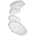 Headlight Lens Cover Front Pair Clear for Benz W211 E280 E300 (2002–2008)