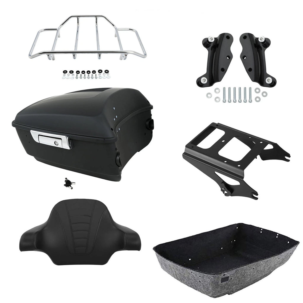 Trunk Backrest Rack Mount for Harley Electra Glide (2009–2013)
