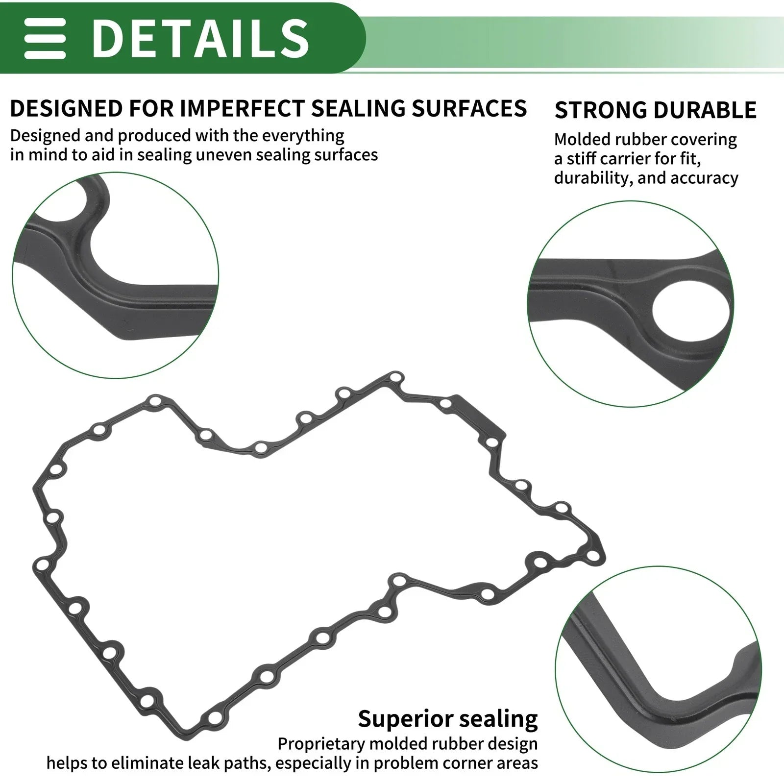 Oil Pan Gasket for BMW X6 X5 (2008-2019) (2010-2018)
