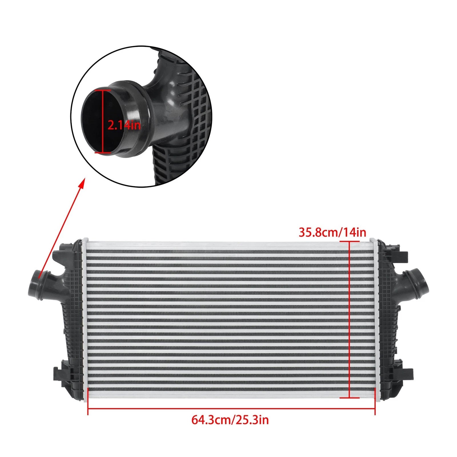 Turbo Intercooler for Buick Regal 2.0L (2014-2017)