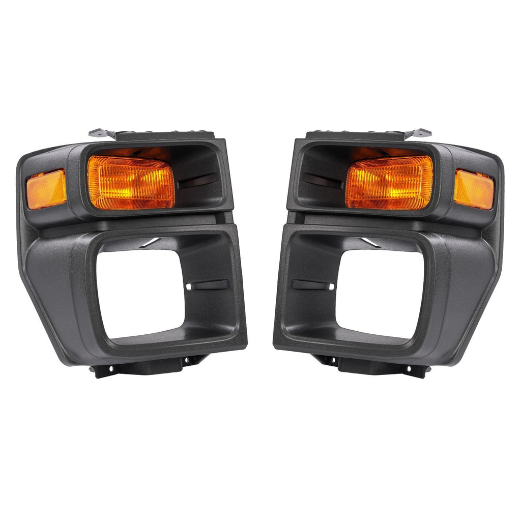 Set of 2 Headlight Trim Bezels for Ford E150 E250 E350 (2008–2014)