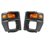 Set of 2 Headlight Trim Bezels for Ford E150 E250 E350 (2008–2014)