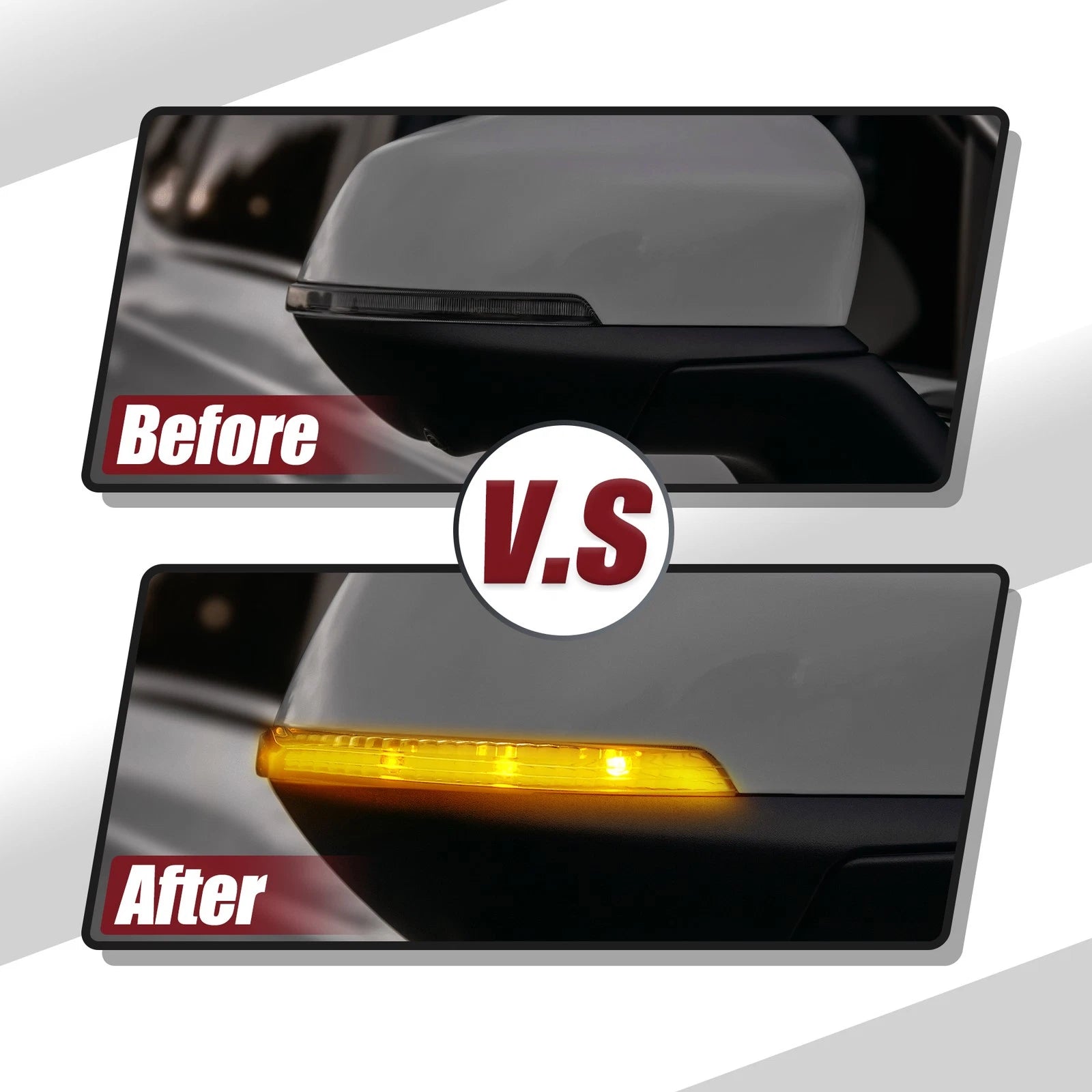 LED Left Side Mirror Turn Signal Light 68052079AA for Chrysler Dodge 