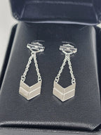 Bar & Shield Dangle Earrings for Harley Davidson (Women's)