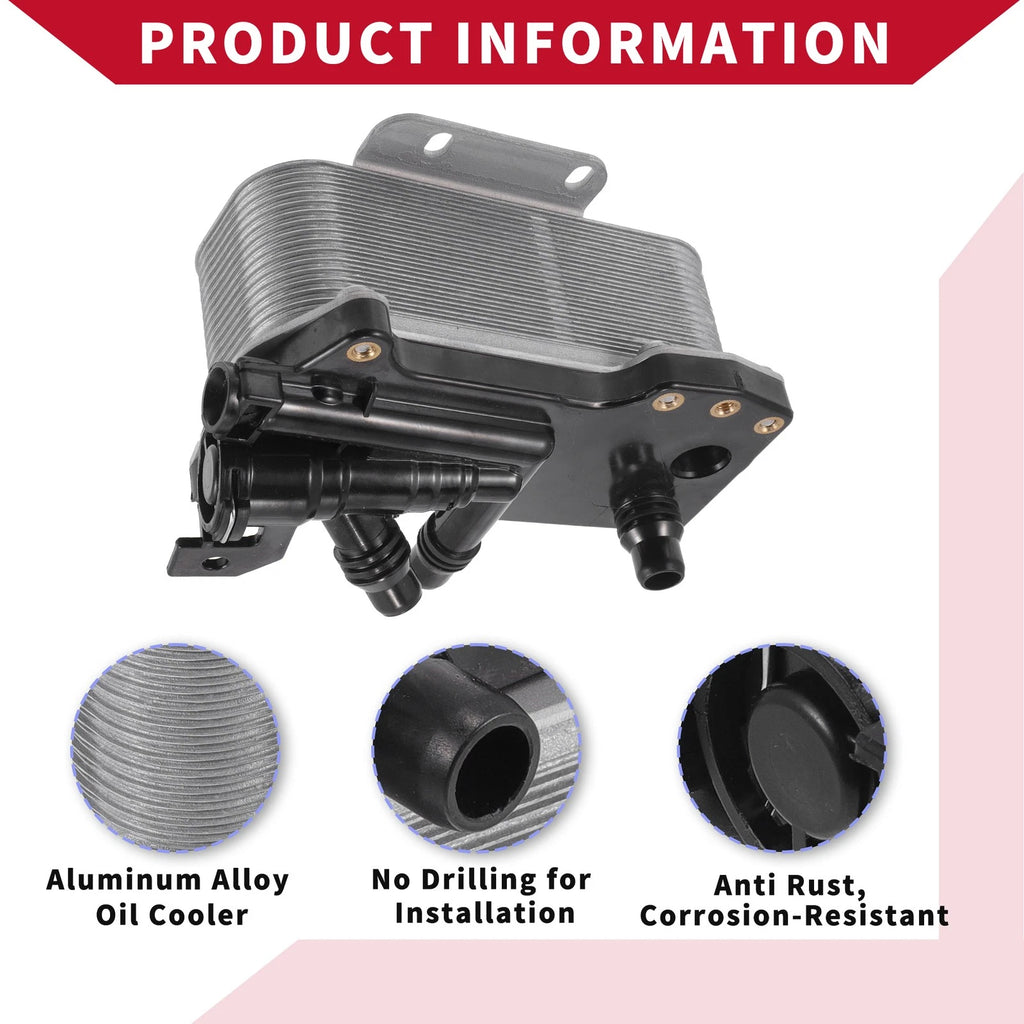 Engine Oil Cooler Filter Housing for BMW 528i (2008–2016) No. 17217638582
