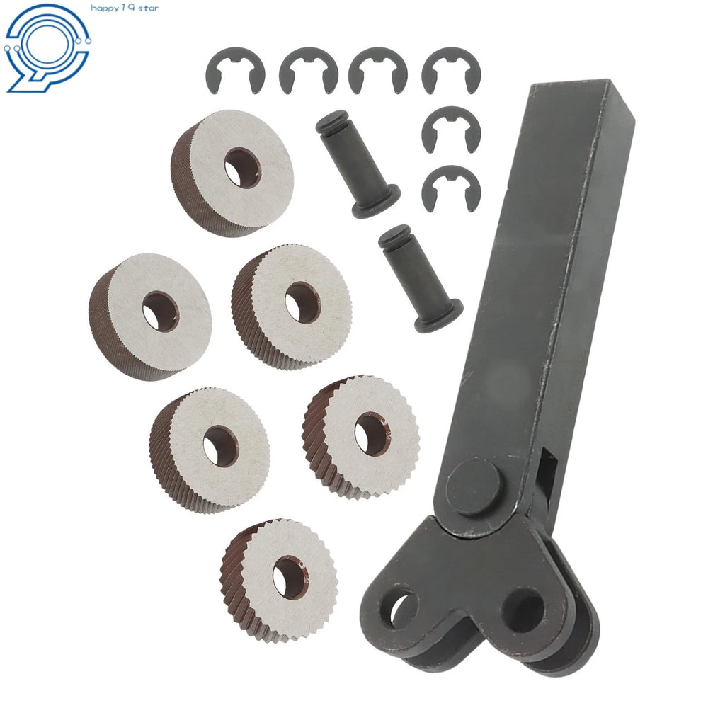 Set of 7 Knurling Tools for Automotive Applications